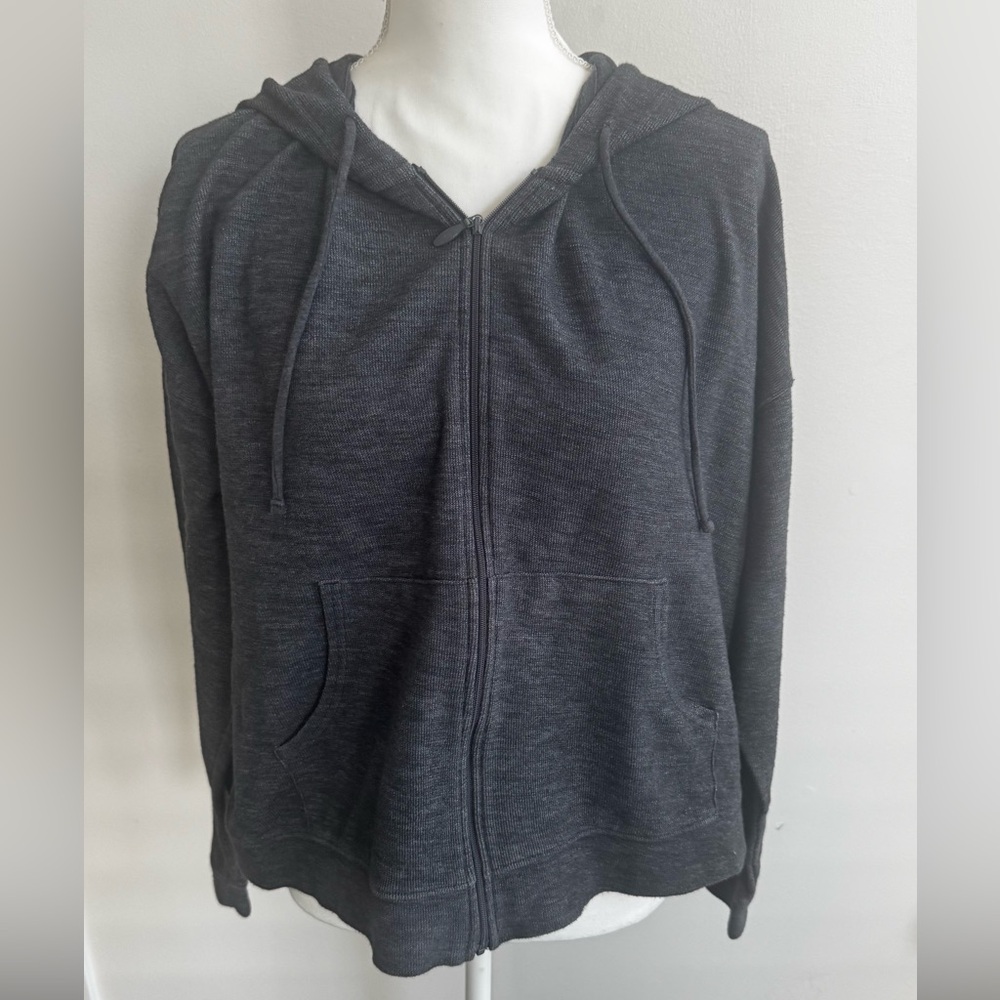 Old Navy Dark Gray Full-Zip Hoodie